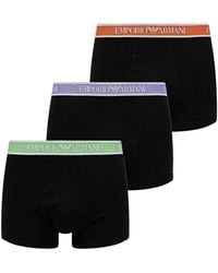 ARMANI EXCHANGE - Logo-Waistband Boxers (Set Of Three) - Lyst