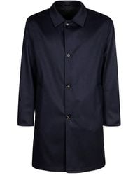 KIRED - Button-Fastening Cashmere Coat - Lyst