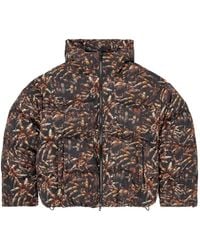 DIESEL - Doudoune À Imprimé Graphique - Lyst