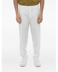 Neil Barrett - Double-Pleat Elasticated-Waist Tapered Trousers - Lyst