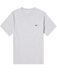 Lacoste - T-Shirt En Coton À Patch Logo - Lyst
