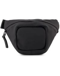 Rains - Embossed Logo Belt Bag With Adjustable Strap - Lyst