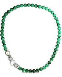 Elle Macpherson - Malachite Pearl Necklace - Lyst