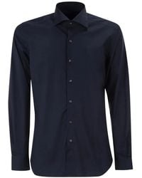 Fay - Camicia Con Colletto Alla Francese - Lyst