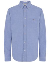 GANT - Gingham-Check Button-Down Shirt - Lyst
