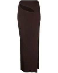 Christopher Esber - Slash-Detail Maxi Skirt - Lyst