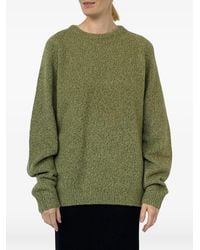 Frenckenberger - Marl-Knit Crew-Neck Sweater - Lyst