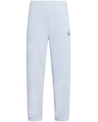 Lacoste - Logo-Print Cotton Blend Track Pants - Lyst
