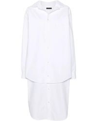 Balenciaga - レイヤード シャツドレス - Lyst