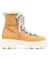 Santoni - Bottines Houring En Daim - Lyst