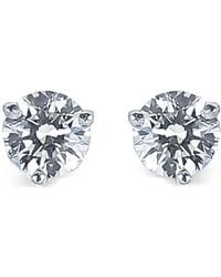 Nimo With Love - Solitaire Diamond Earrings - Lyst