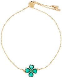 Swarovski - Idyllia Clover-Charm Bracelet - Lyst
