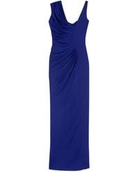 Versace - Medusa'95 Draped Single-Shoulder Midi Dress - Lyst