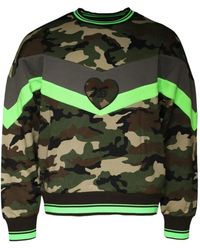 Dolce & Gabbana - Sweat À Imprimé Camouflage Et Patch Cœur - Lyst