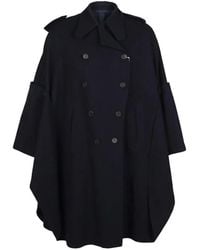 Valentino Garavani - Button Double-Breasted Coat - Lyst