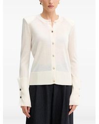 SIMONA CORSELLINI - Button-Embellished Cardigan - Lyst