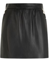 RED Valentino - High-Waist Mini Skirt - Lyst