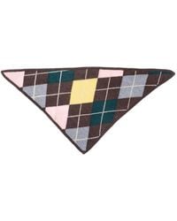 &Daughter - Argyle Cashmere Scarf - Lyst