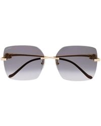 Cartier - Gradient-Lens Sunglasses - Lyst