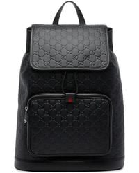 Gucci - Medium Gg-Emblem Backpack - Lyst