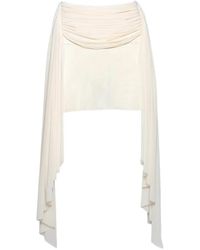 David Koma - Ruched-Detail Mini Skirt - Lyst
