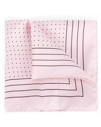 Dolce & Gabbana - Polka-Dot Silk Pocket Square - Lyst