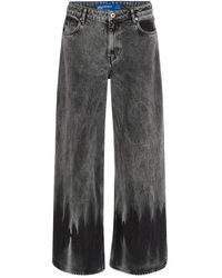 KARL LAGERFELD - Low-Rise Wide-Leg Jeans - Lyst