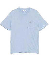 Lacoste - Logo-Patched Round Neck T-Shirt - Lyst