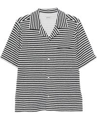Jonathan Simkhai - Striped Short-Sleeve Shirt - Lyst