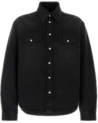 Givenchy - Flap-Pocket Denim Shirt - Lyst