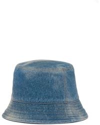 Prada - Denim Bucket Hat - Lyst