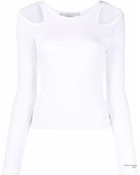 Stella McCartney - Cut-Out Long-Sleeve Top - Lyst