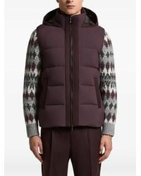 Peserico - Quilted Hooded Gilet - Lyst