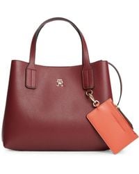 Tommy Hilfiger - Logo-Plaque Tote Bag - Lyst