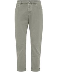 Brunello Cucinelli - Dyed Slim-fit Jeans - Lyst