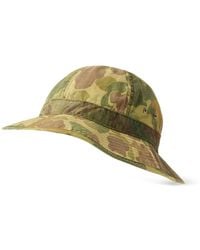 RRL - Camouflage-Print Bucket Hat - Lyst