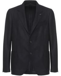 Lardini - Notched-Lapels Single-Breasted Jacket - Lyst