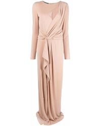 Alberta Ferretti - Cut-Out Floor-Length Gown - Lyst