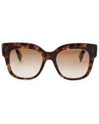 Fendi - Ff-Monogram Cat-Eye Sunglasses - Lyst