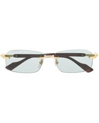 Gucci - Lunettes De Soleil Gg1221S À Monture Rectangulaire - Lyst