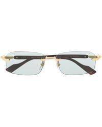 Gucci - Gg1221S Sonnenbrille Mit Eckigem Gestell - Lyst
