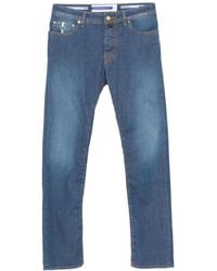 Jacob Cohen - Pocket-Detail Slim-Fit Jeans - Lyst