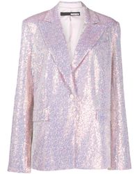 ROTATE BIRGER CHRISTENSEN - Sequin-Embellished Single-Breasted Blazer - Lyst