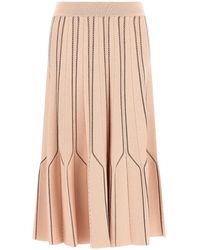 Elisabetta Franchi - Origami Knit Skirt - Lyst