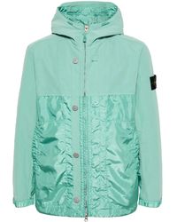 Stone Island - Giacca Leggera Con Cappuccio - Lyst