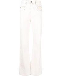 DIESEL - High-Waist Coated-Effect Jeans - Lyst