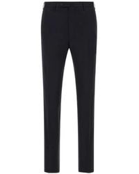 Incotex - Flat-Front Pressed-Crease Trousers - Lyst