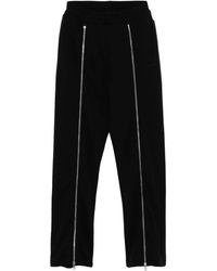 MSGM - Pantaloni Sportivi Con Zip - Lyst