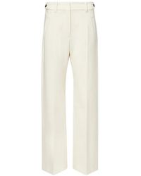 Brunello Cucinelli - Belt-Loops Trousers - Lyst
