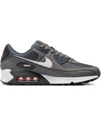 Nike - Air Max 90 "Iron/University" Sneakers - Lyst